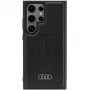 AUDI Synthetic Leather MagSafe Hard Case voor Samsung Galaxy S24 Ultra, zwart