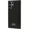 AUDI Synthetic Leather MagSafe Hard Case voor Samsung Galaxy S24 Ultra, zwart
