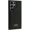 AUDI Synthetic Leather MagSafe Hard Case voor Samsung Galaxy S24 Ultra, zwart