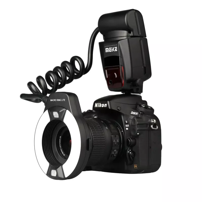 Meike MK-14EXT-N macro ringflitser voor Nikon DSLR-camera's