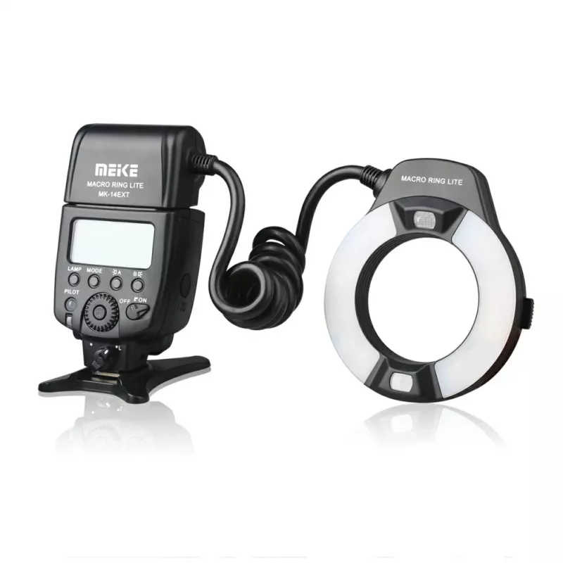 Meike MK-14EXT-N macro ringflitser voor Nikon DSLR-camera's