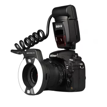 Meike MK-14EXT-C macro ringflitser voor Canon E-TTL/E-TTL II