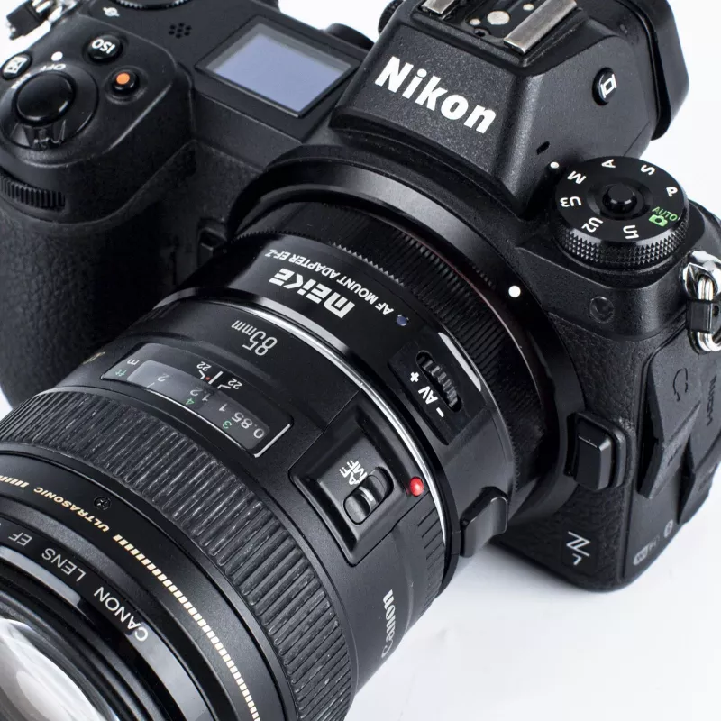 MEIKE MK-EFTZ-B adapter Nikon Z naar Canon EF/EF-S objectief met AF en beeldstabilisatie
