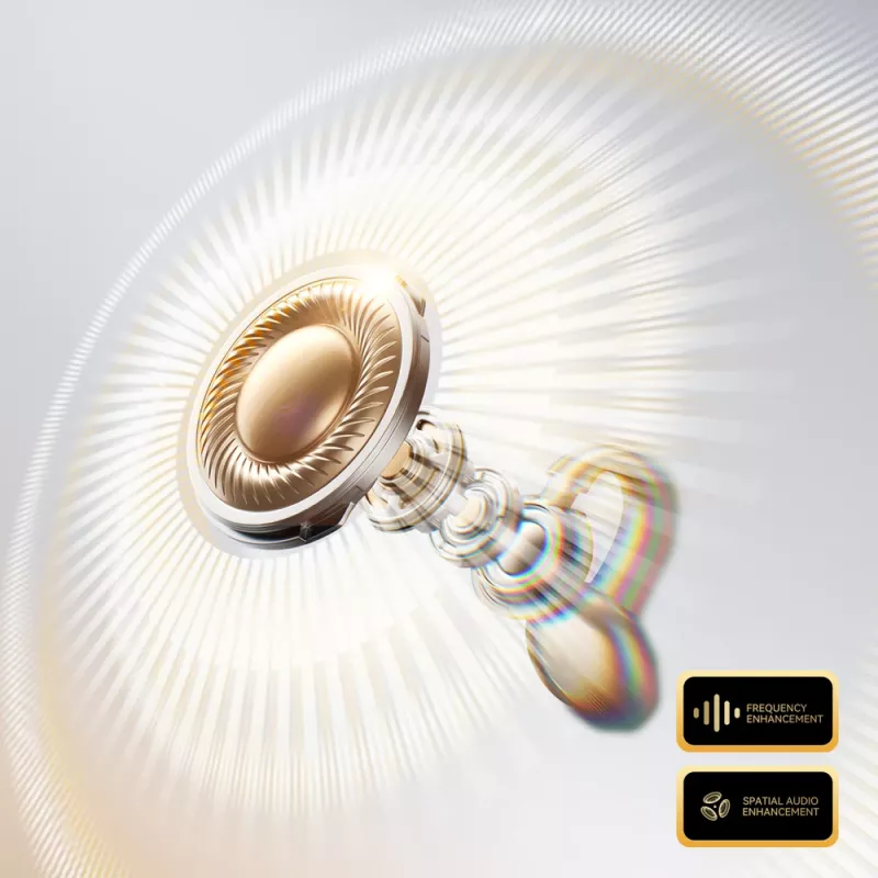 Joyroom Openfree JR-OE3 TWS open-ear draadloze oordopjes - zwart