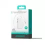 Powerbank Joyroom JR-PR2 35W 10000mAh met uitschuifbare USB-C-kabel en geïntegreerde Lightning-kabel - Wit