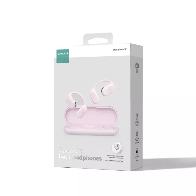 Joyroom Openfree JR-OE1 TWS draadloze open-ear-koptelefoon - Roze