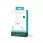 Joyroom S-IW007 3-in-1 magnetische oplaadkabel USB-A naar Lightning/USB-C/Micro USB 1.2m Wit