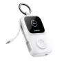 Joyroom JR-W19 5000 mAh draadloze horloge-opladapter powerbank Wit