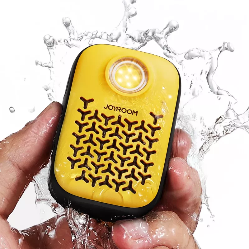 Joyroom Maya JR-MS03 draagbare Bluetooth-luidspreker met geïntegreerde zaklamp, IPX4, 5W, 1200mAh, Geel