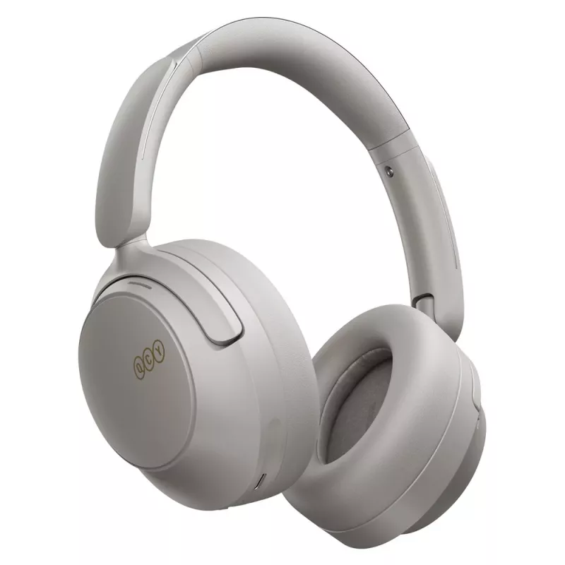 QCY H3S Draadloze Over-Ear Koptelefoon met LDAC en ANC - Grijs
