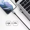 UGREEN USB-C naar USB-C haakse kabel US334 5A PD 100W 2m zwart