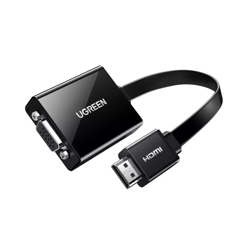 UGREEN HDMI naar VGA Adapter MM103, 25cm, Zwart