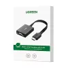 UGREEN HDMI naar VGA Adapter MM103, 25cm, Zwart