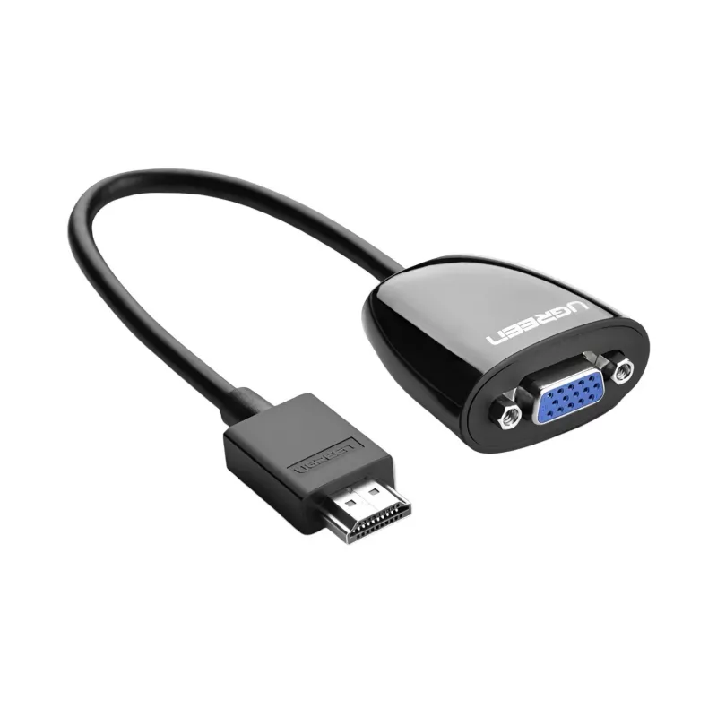 UGREEN HDMI naar VGA Converter MM105, geen audio, Zwart