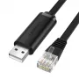 UGREEN CM204 USB naar RJ45 consolekabel 1,5m zwart