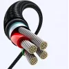 UGREEN USB-C naar USB-A 2.0 haakse kabel US176, 3A, 3m zwart