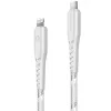 ENERGEA Nyloflex USB-C naar Lightning-kabel 1,5m wit MFI