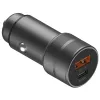 ENERGEA Alu Drive PD20+ Auto-oplader 38W 1xUSB-A + 1xUSB-C PD QC3.0 Gunmetal