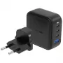 ENERGEA Travelite GAN100 100W GaN USB-C-oplader 3C1A zwart US+EU