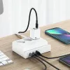 USAMS 65W Super SiFast Charging USB-verlengstekker EU wit CC160TC01 (US-CC160)