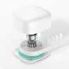 USAMS XMF-serie CC202TC02 35W GaN USB-C-netlader met intrekbare USB-C-kabel, PD+QC, wit