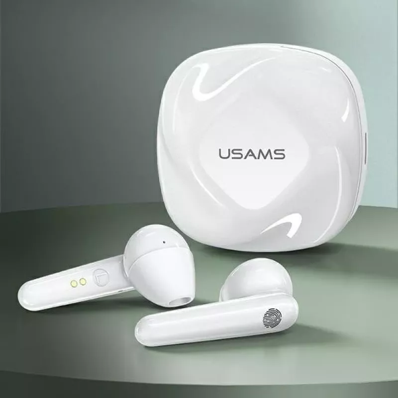 USAMS SDseries BHUSD01 True Wireless Stereo Bluetooth 5.0 oordopjes, wit