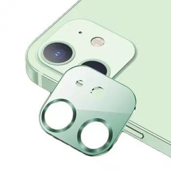 USAMS cameralensglas voor iPhone 12 metaal groen/groen BH703JTT04 (US-BH703)