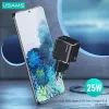 USAMS T42 Mini 25W USB-C PD3.0 snellader (alleen kop) zwart CC140TC01