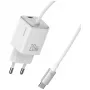 USAMS 20W GaN snellader met kabel