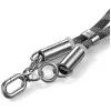 USAMS SJ745 60W USB-C naar USB-C telefoonlanyard met laadkabel 1,2m zwart