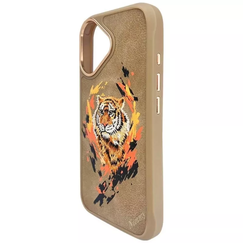 Nimmy Tygrys MagSafe case voor iPhone 16 lichtbruin