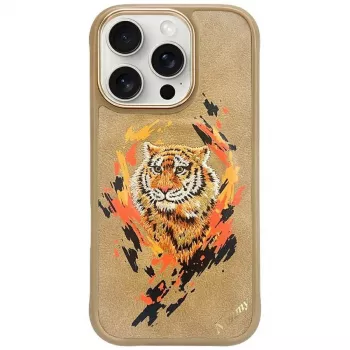 Nimmy Tygrys MagSafe case voor iPhone 16 Pro Max lichtbruin