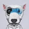 Nimmy Cool&Cute 2.0 Dog Hoesje voor iPhone 17, Grijs