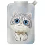Nimmy New Big-Eye Cute Pets 2.0 Cat grijs magnetische telefoonwallet standaard