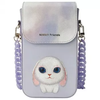 Nimmy Big Eyed Pet 2.0 Rabbit telefoonhoesje paars