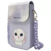 Nimmy Big Eyed Pet 2.0 Rabbit telefoonhoesje paars