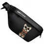 Nimmy Crossbody Bag Cool Dog with Glasses zwart