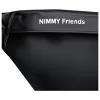 Nimmy Crossbody Bag Cool Dog with Glasses zwart