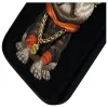 Nimmy Case voor iPhone 16 Pro 6,3 inch zwart Cooler Hond met Bril