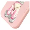 Nimmy Glasses Cool Cat Back Cover Case voor Apple iPhone 16 Pro Max 6,9 inch roze