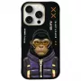Nimmy Cool&Cute 2.0 Monkey Case voor iPhone 16 Pro Max 6,9 inch zwart