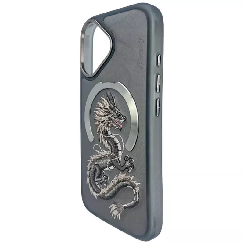 Nimmy Dragon MagSafe-hoesje voor iPhone 16 - grijs
