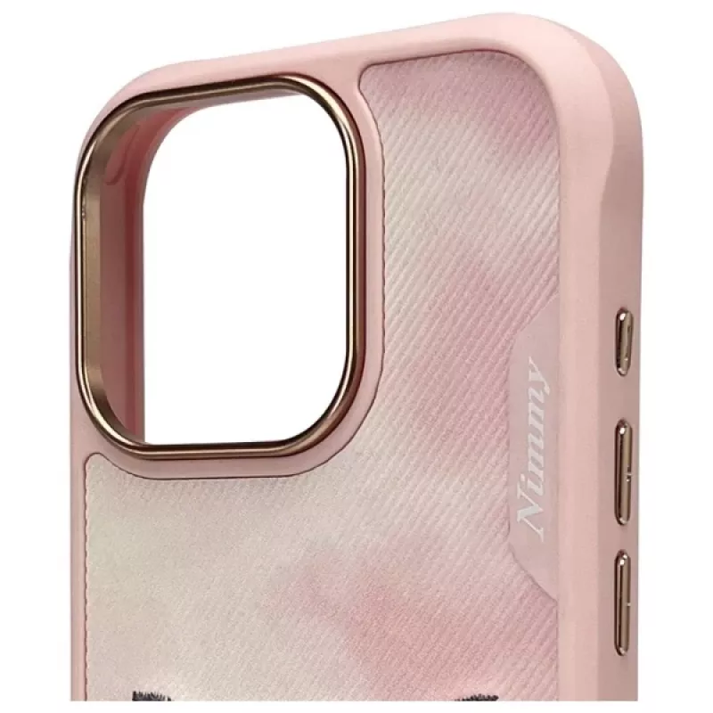 Nimmy Big Eyed Pet 2.0 Cat Case voor Apple iPhone 16 Pro Max 6,9 inch - roze