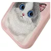 Nimmy Big Eyed Pet 2.0 Cat Case voor Apple iPhone 16 Pro Max 6,9 inch - roze
