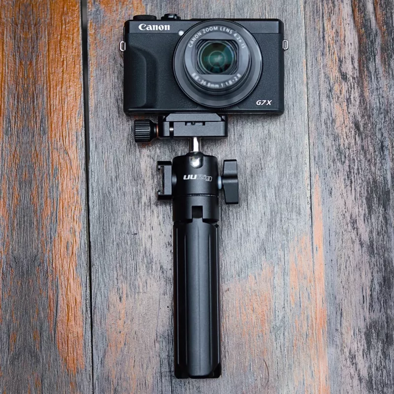 ULANZI SB5812 U-Pod aluminiumstatief met cold shoe voor camera en smartphone, zwart