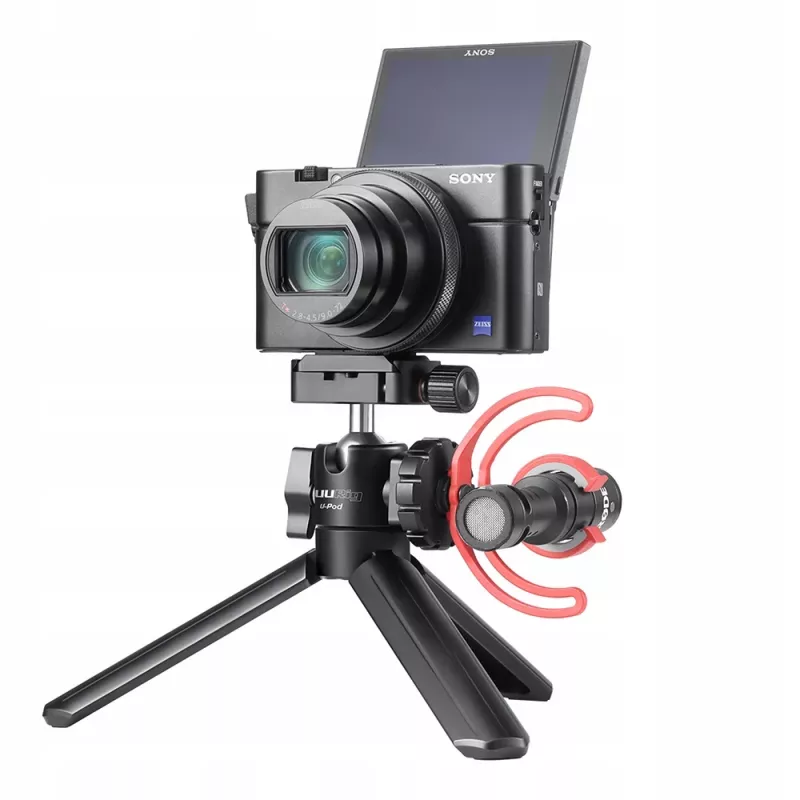 ULANZI SB5812 U-Pod aluminiumstatief met cold shoe voor camera en smartphone, zwart