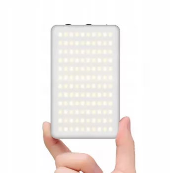 Ulanzi VL120 3200K-6500K bi-color LED videolamp met LCD-display