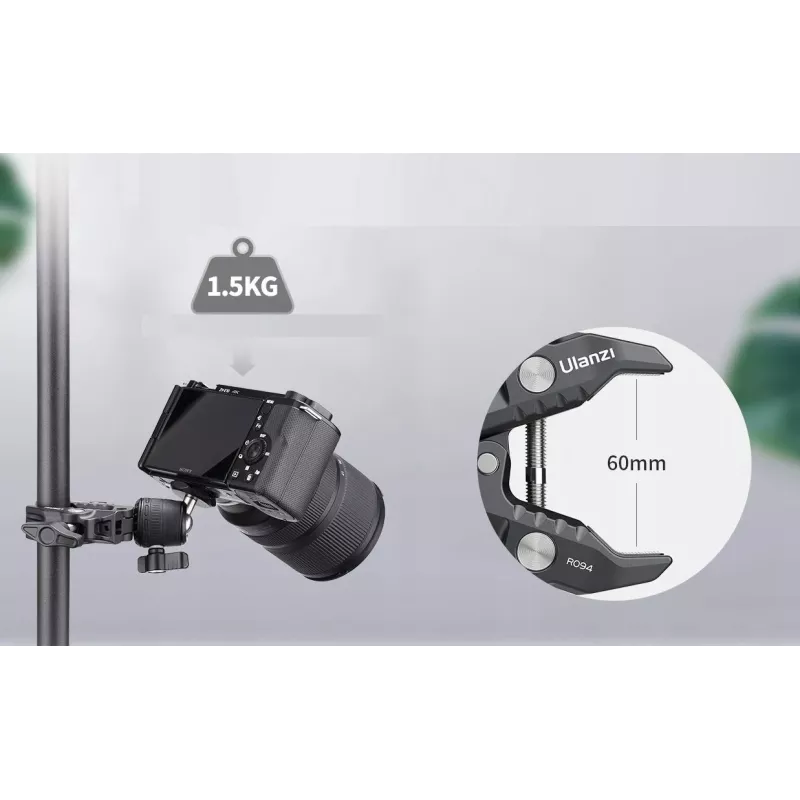 Ulanzi R099 super clamp met kogelkop
