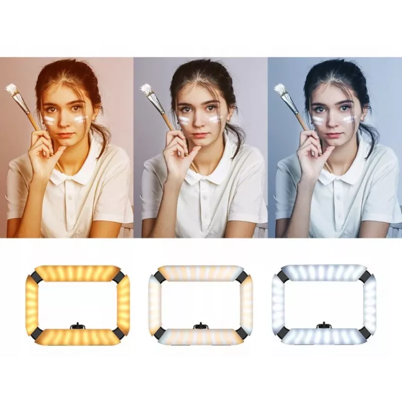 Ulanzi U200 LED videolamp met smartphonehouder - bi-color 2500K-8500K