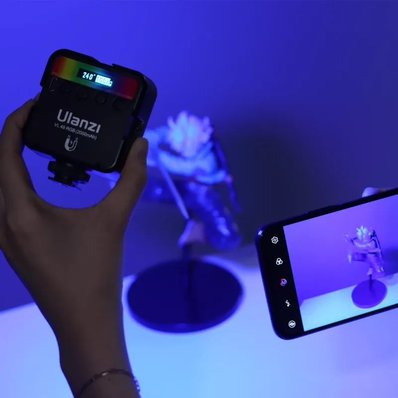 Ulanzi VL49 RGB LED videolamp, 2500K-9000K, 6W, 2000mAh